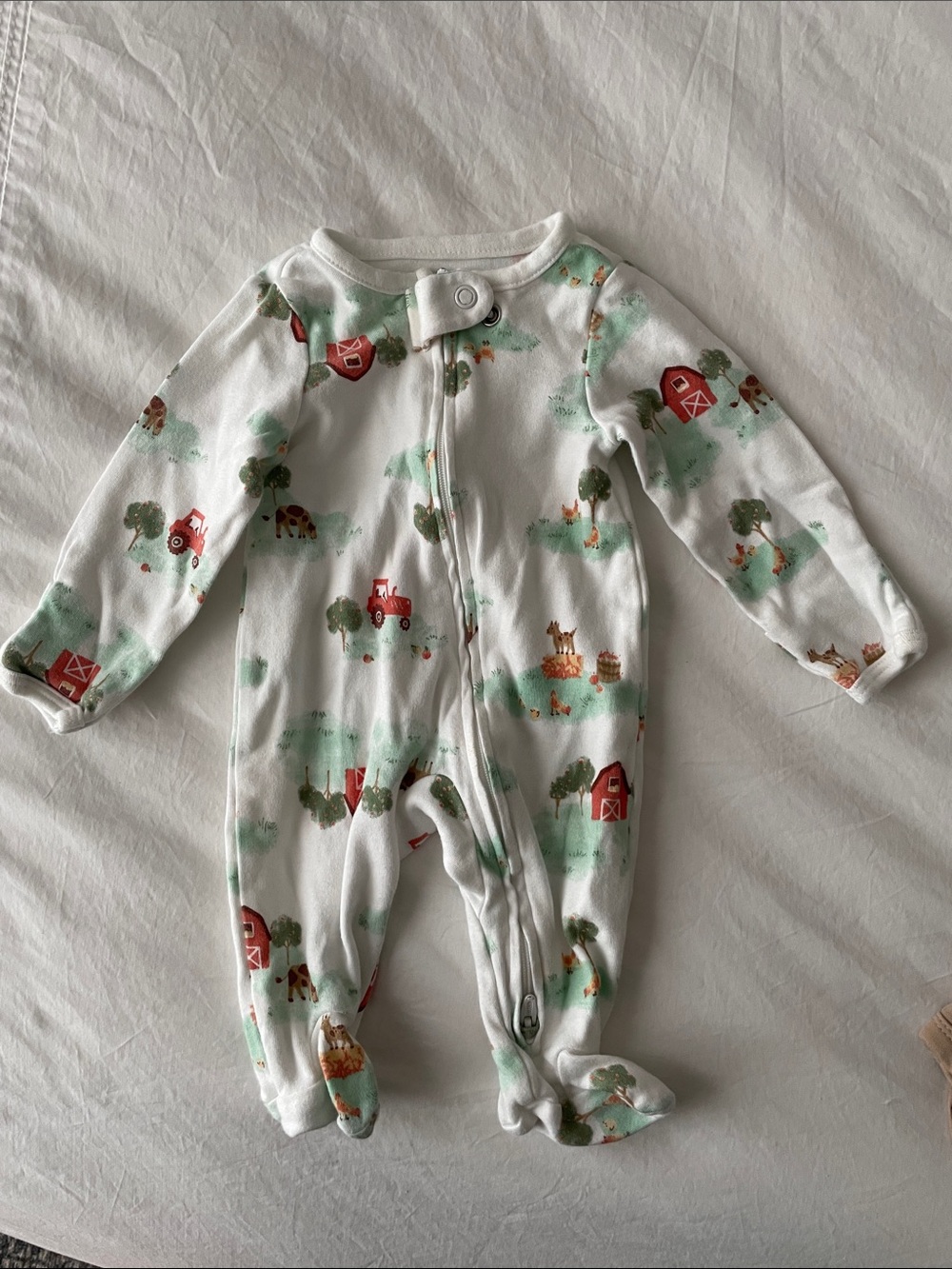 Carter’s Footies in Farm Print